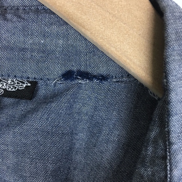 RED SNAP Top Sleeveless Button Up Sheer Floral Boho Beach Summer Y2K Style Small - Picture 7 of 9